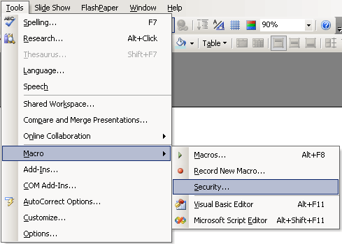 Add Violet vào PowerPoint