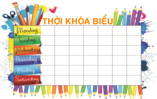 Thời khóa biểu Buổi Sáng áp dụng từ 20-08-2018